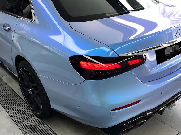 Gloss Cement Gray / Blue Pearlescent