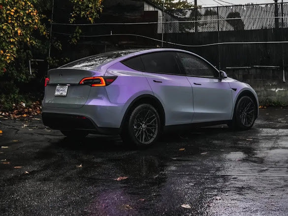 Gloss Cement Gray / Purple Pearlescent