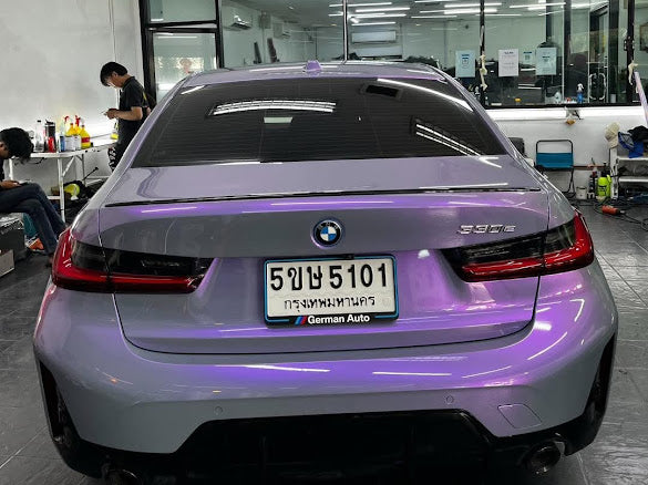 Gloss Cement Gray / Purple Pearlescent