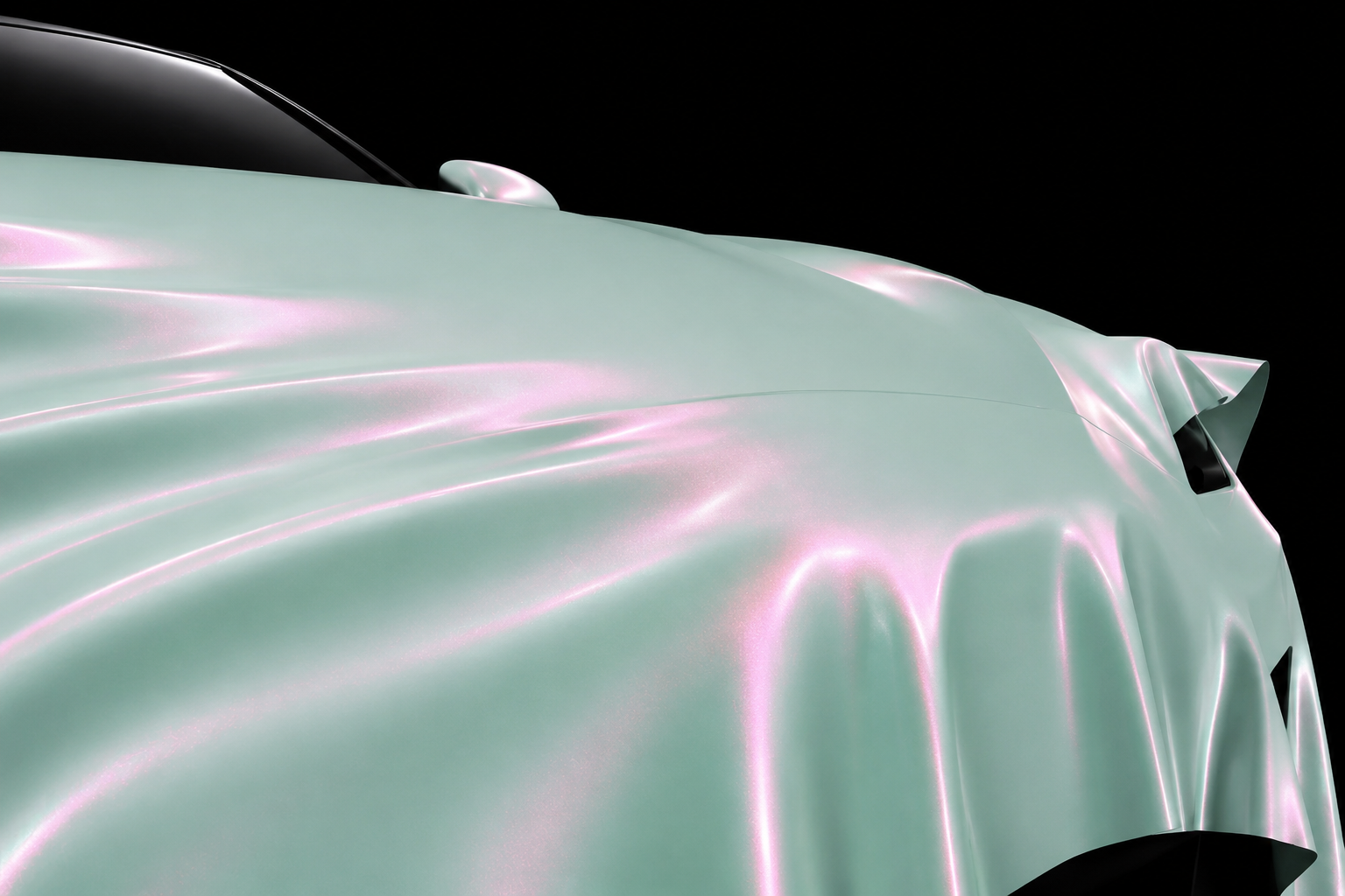 Gloss Tiffany Blue / Hot Pink Pearlescent
