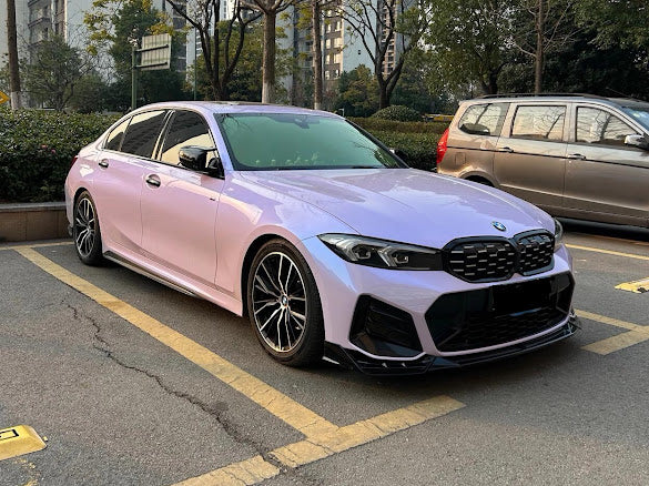 Gloss Silver / Blue Pearlescent