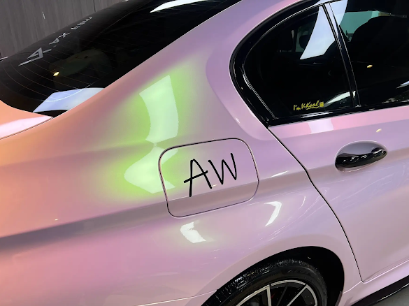 Gloss Light Pink Green Pearlescent