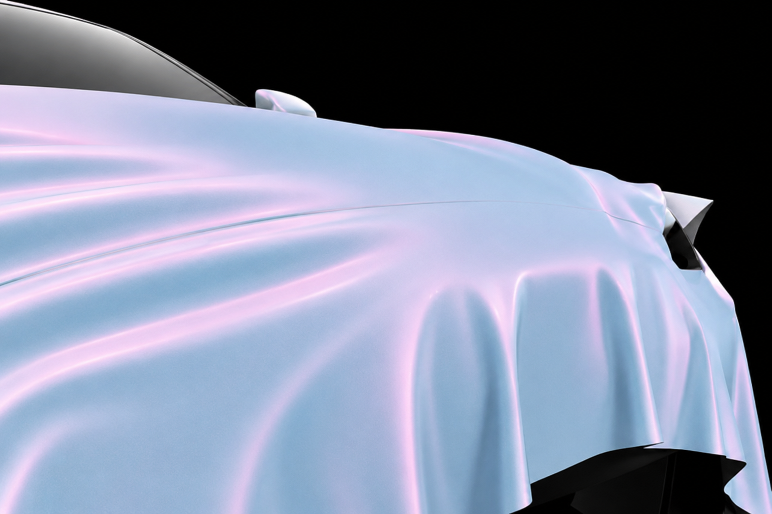 Matte Sky Blue Pink Pearlescent