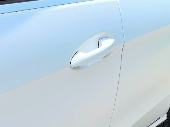 Matte White to Blue