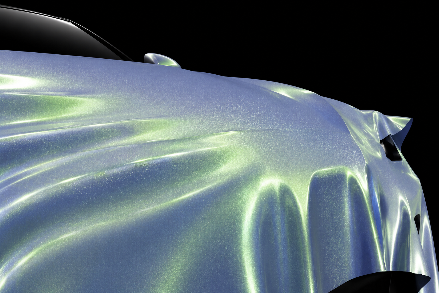Gloss Light Blue / Green Pearlescent