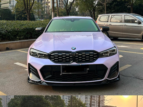 Gloss Silver / Blue Pearlescent