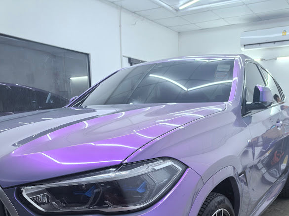 Gloss Cement Gray / Purple Pearlescent