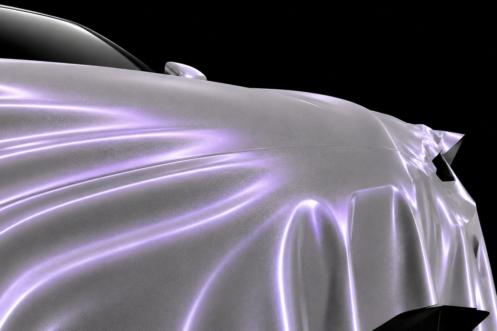 Gloss Cement Gray / Purple Pearlescent