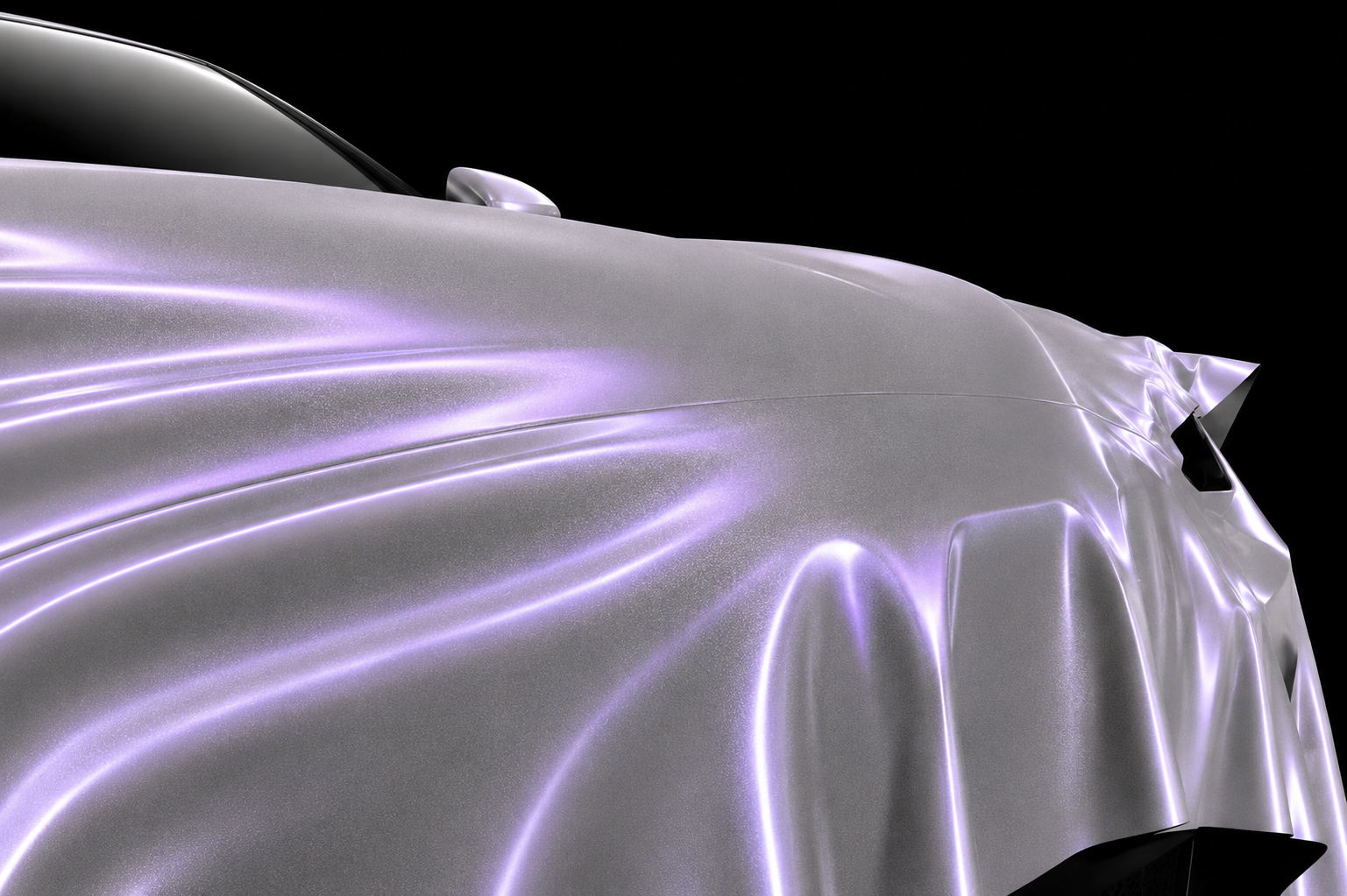 Gloss Cement Gray / Purple Pearlescent