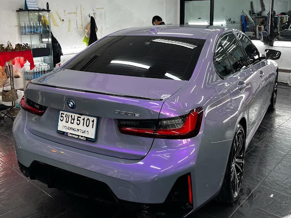 Gloss Cement Gray / Purple Pearlescent