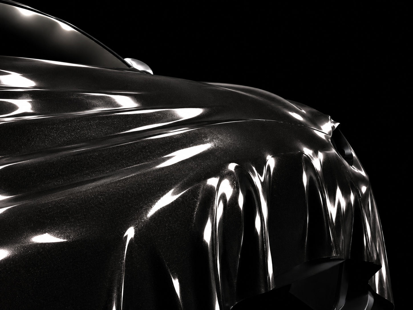 Gloss Bright Metallic Black