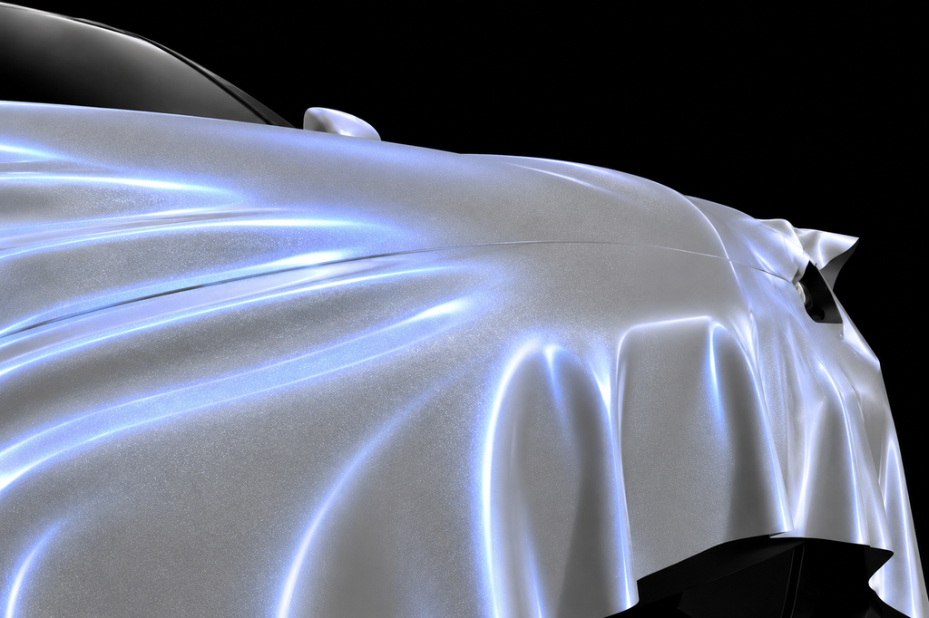 Gloss Silver / Blue Pearlescent