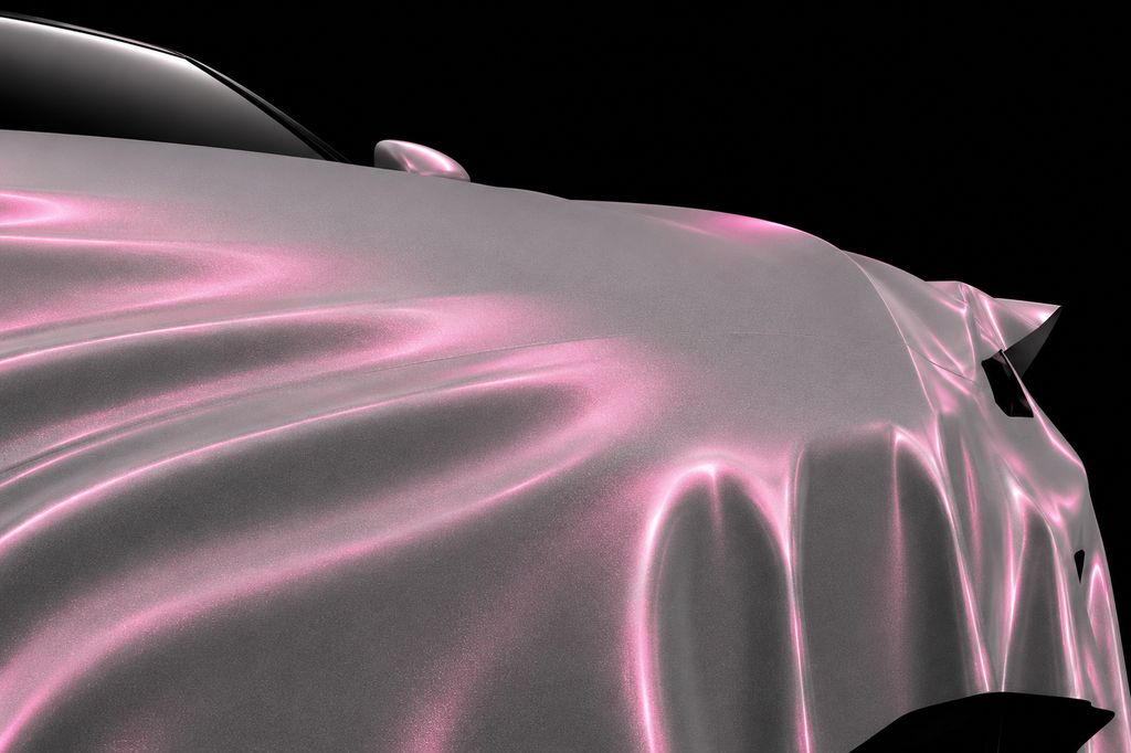Gloss Cement Grey / Hot Pink Pearlescent