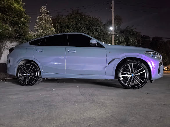 Gloss Cement Gray / Purple Pearlescent