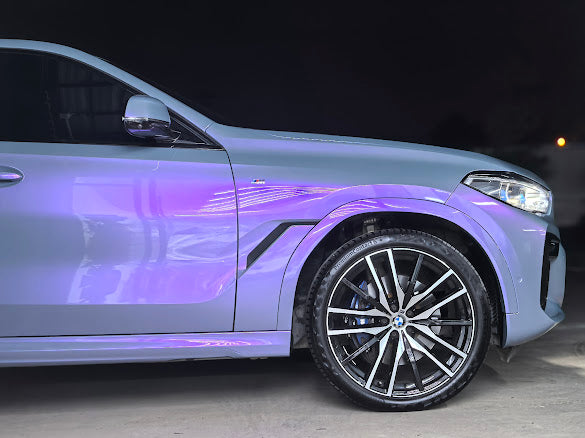 Gloss Cement Gray / Purple Pearlescent