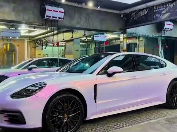 Gloss Cement Grey / Pink Pearlescent