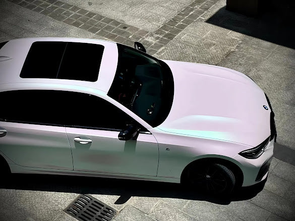Matte White to Green