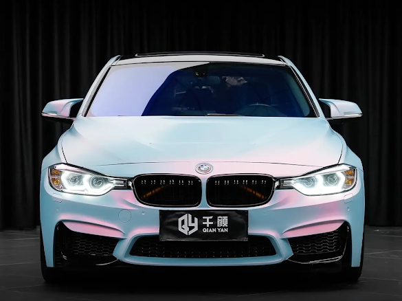 Matte Sky Blue Pink Pearlescent