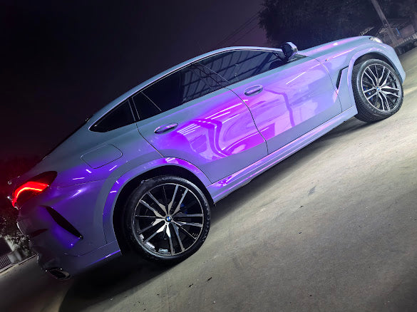Gloss Cement Gray / Purple Pearlescent