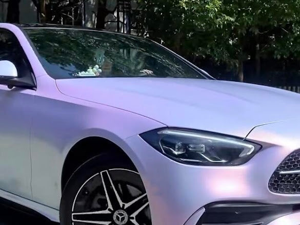 Gloss Cement Grey / Pink Pearlescent
