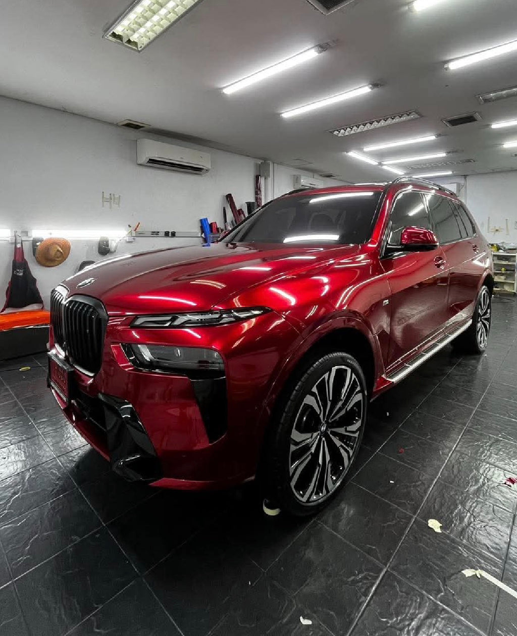 Bright Metallic Cherry Red