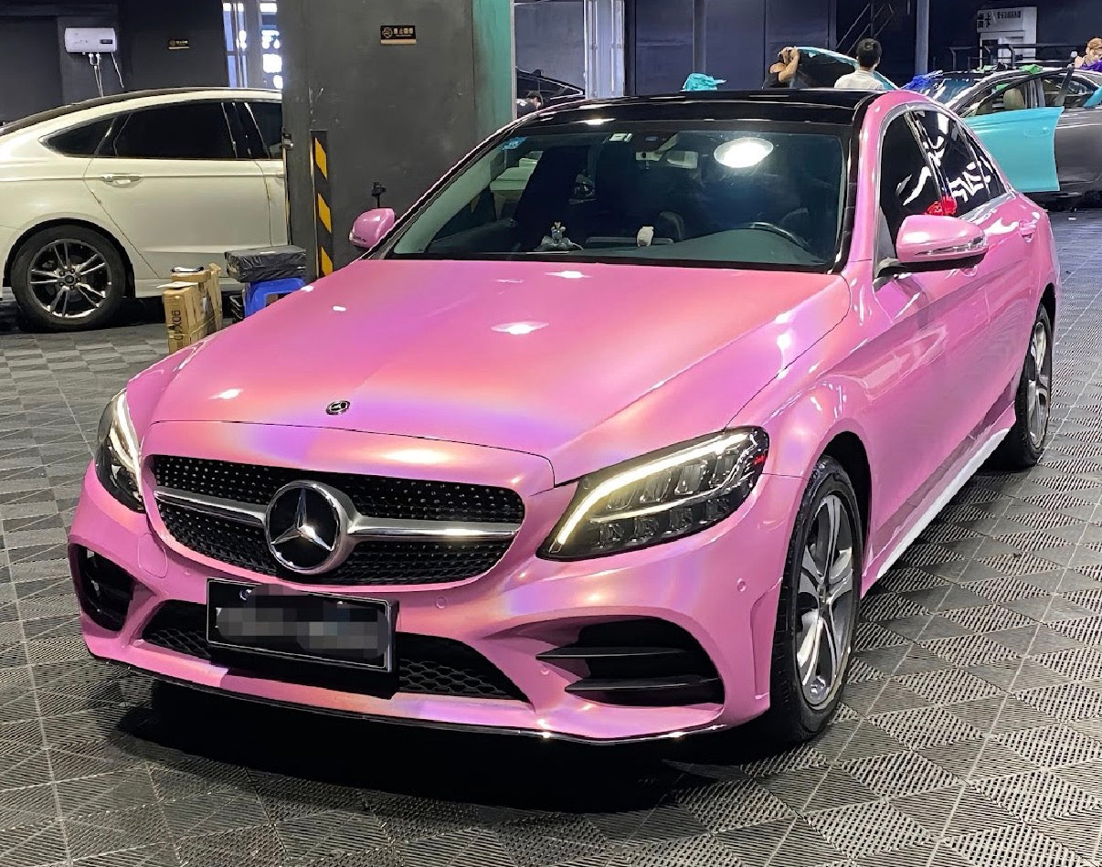 Gloss Dark Rainbow Laser Pink