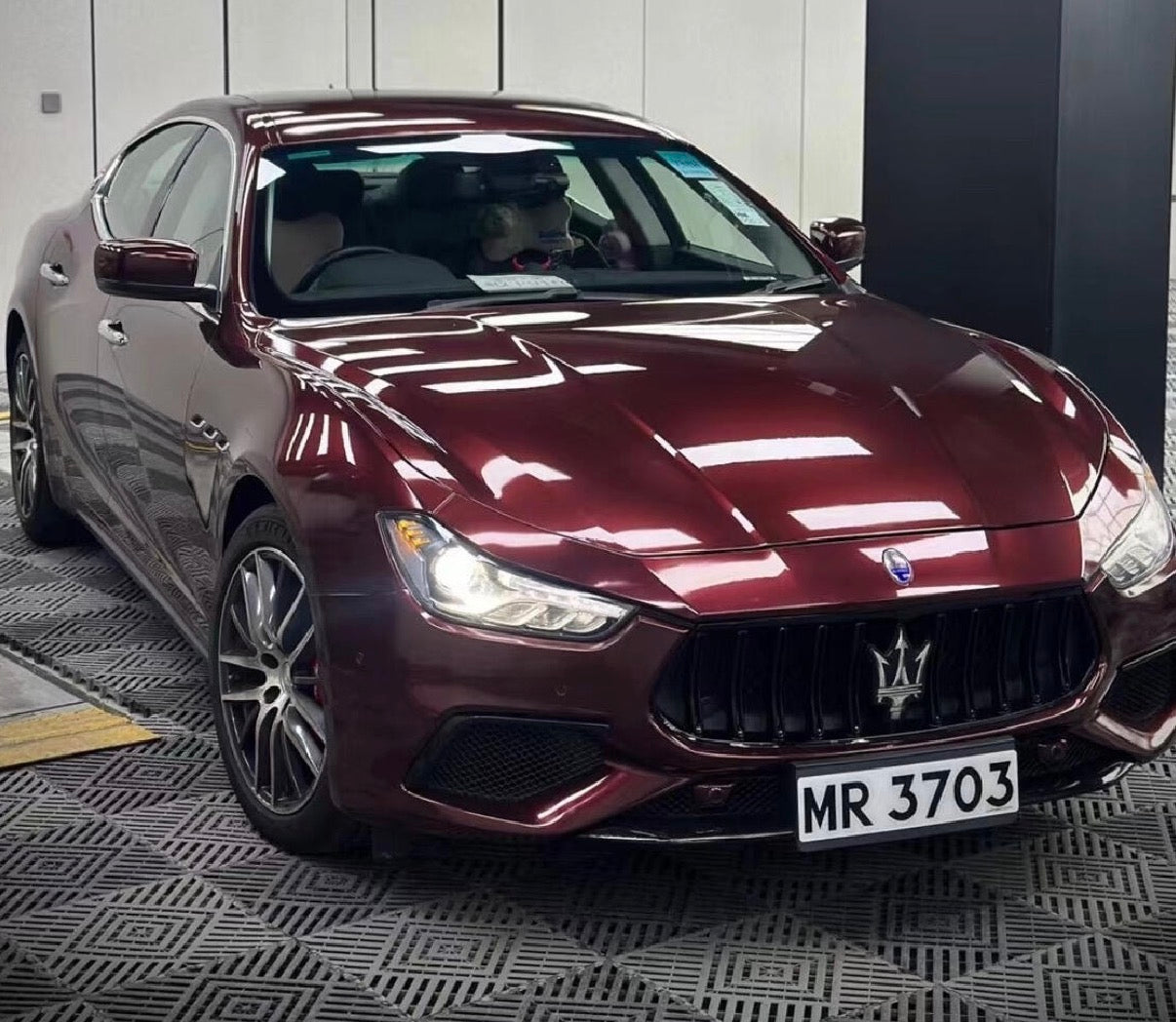 Dark Metallic Cherry Red