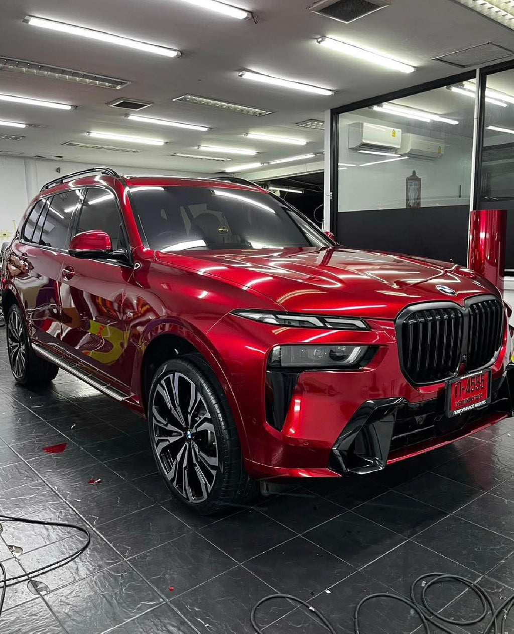 Bright Metallic Cherry Red