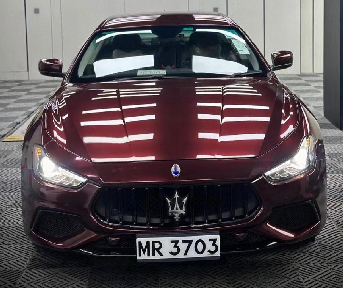 Dark Metallic Cherry Red