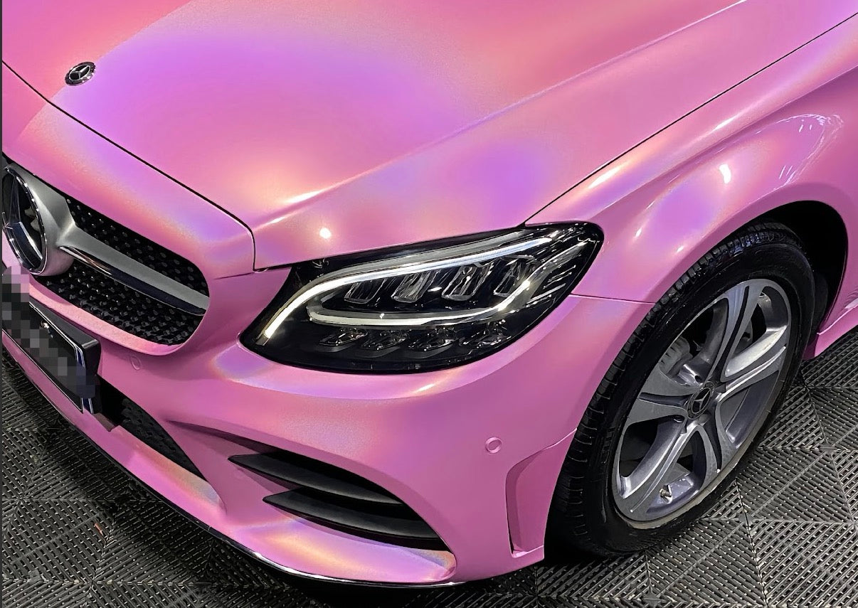 Gloss Dark Rainbow Laser Pink