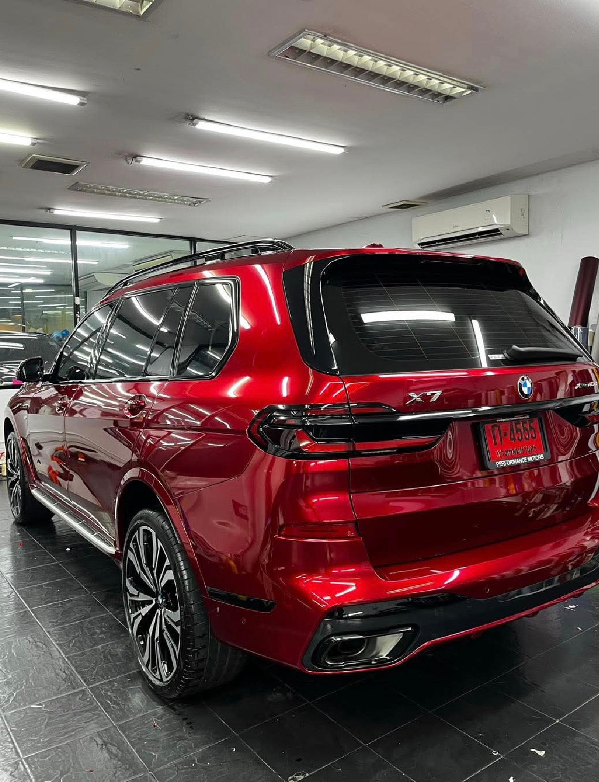Bright Metallic Cherry Red
