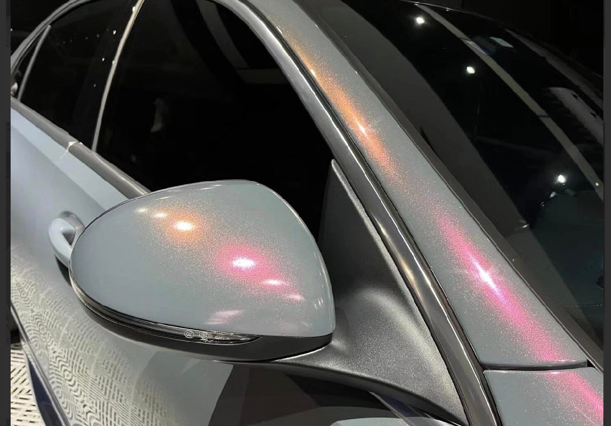 Gloss Cement Grey / Hot Pink Pearlescent