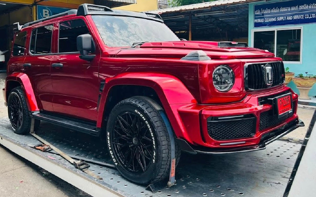 Bright Metallic Cherry Red
