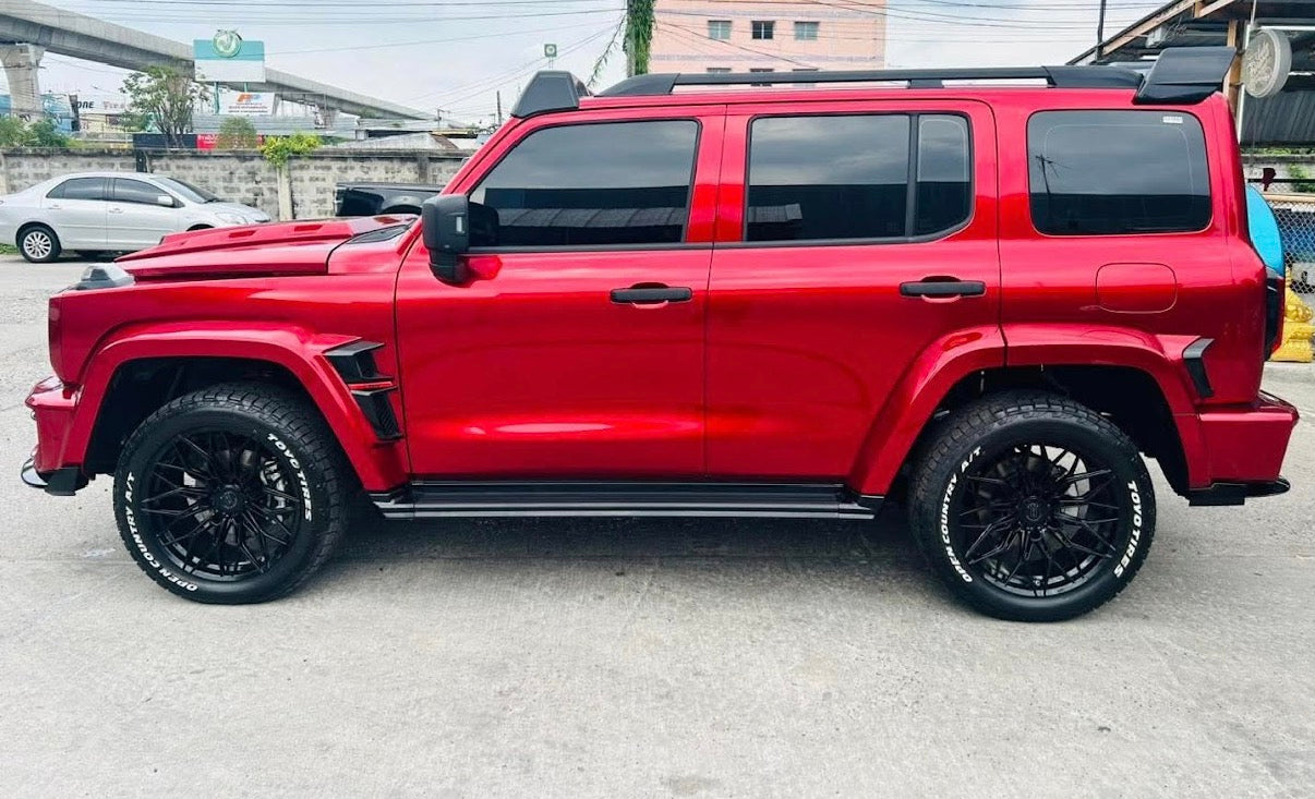 Bright Metallic Cherry Red