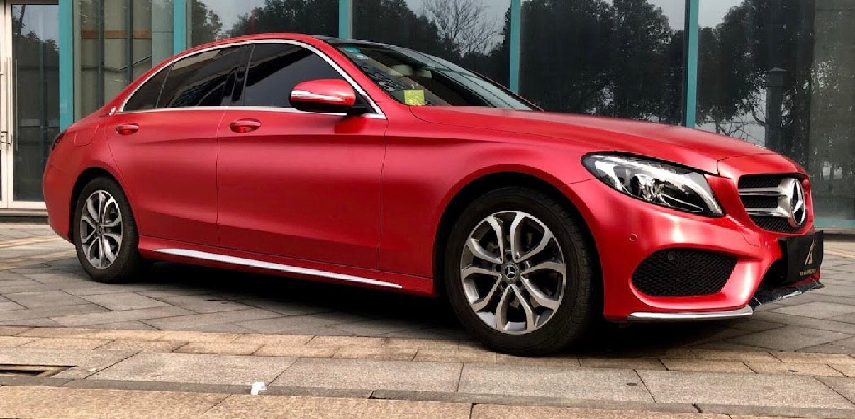 Satin Electric Red