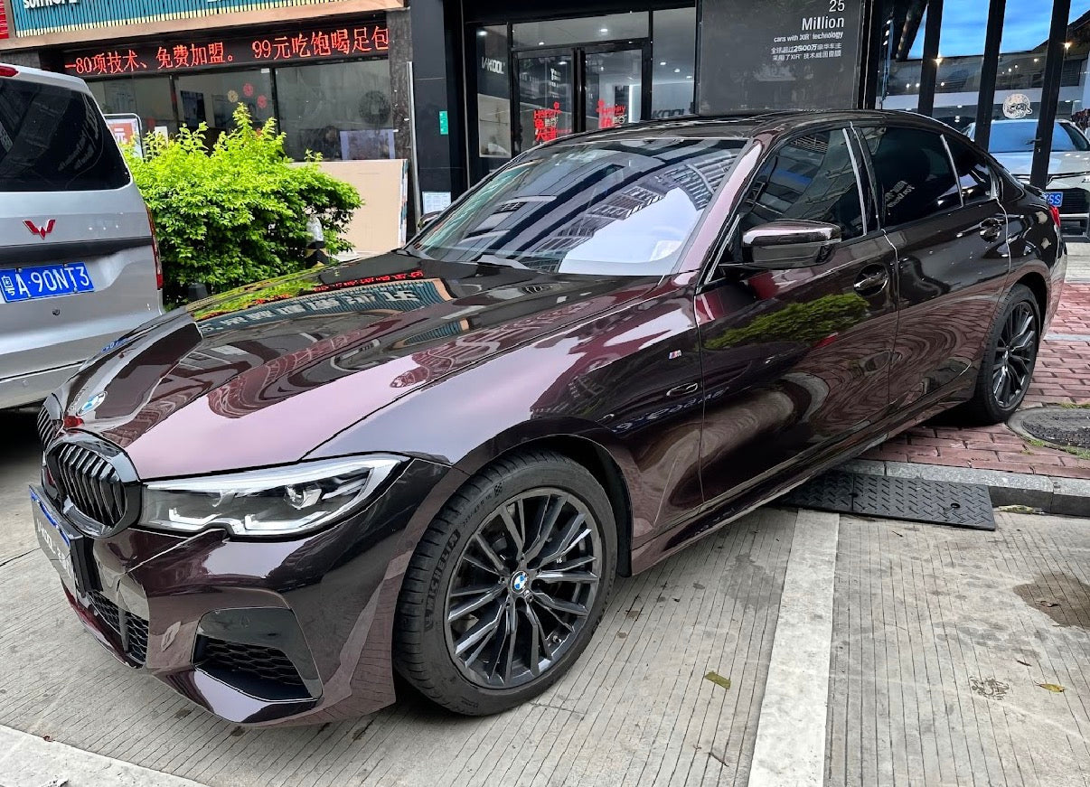 Gloss Metallic Star Purple Black