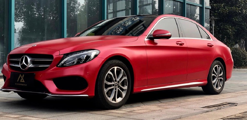 Satin Electric Red