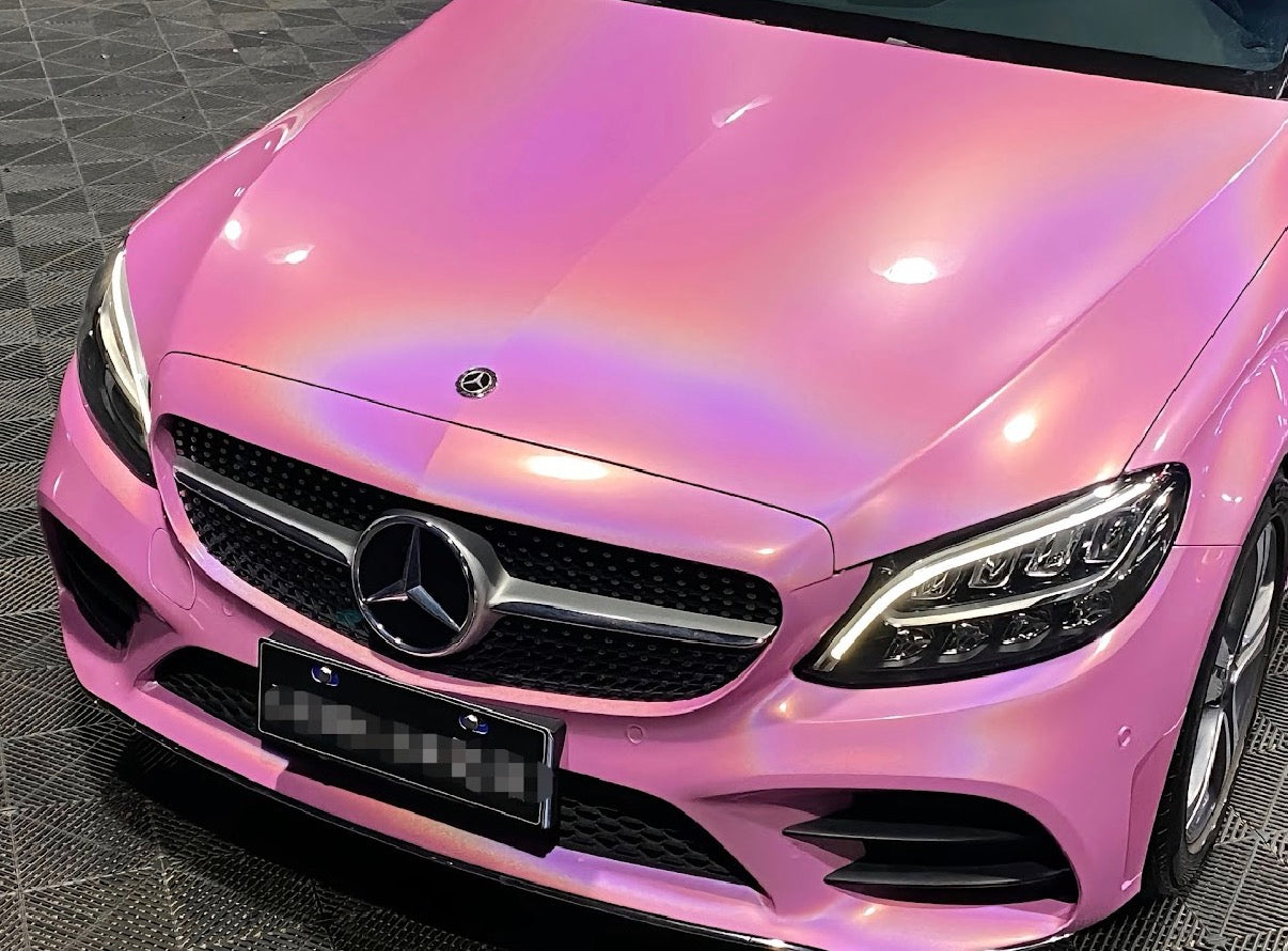 Gloss Dark Rainbow Laser Pink