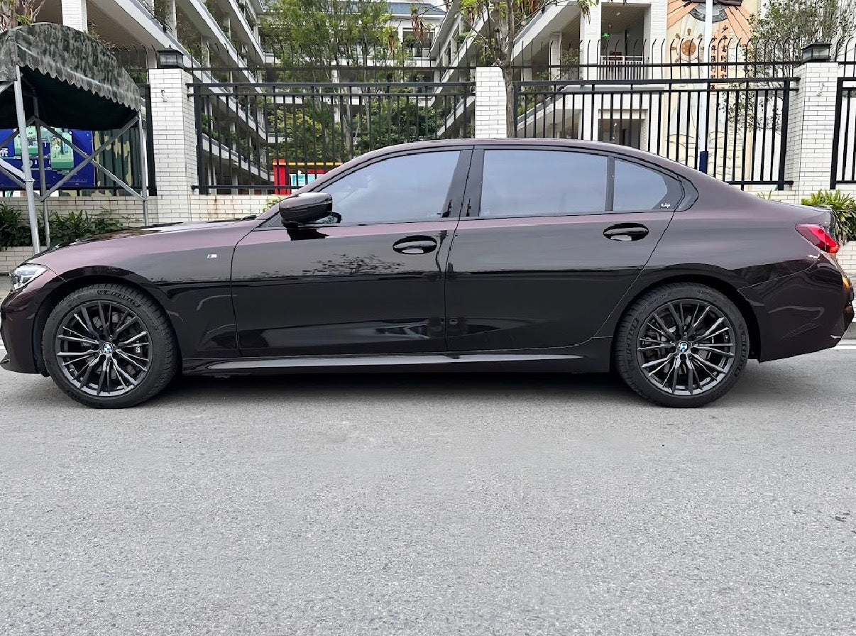 Gloss Metallic Star Purple Black