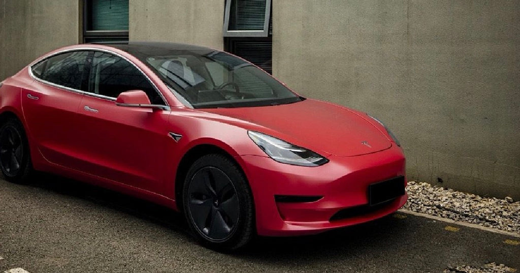 Satin Electric Red