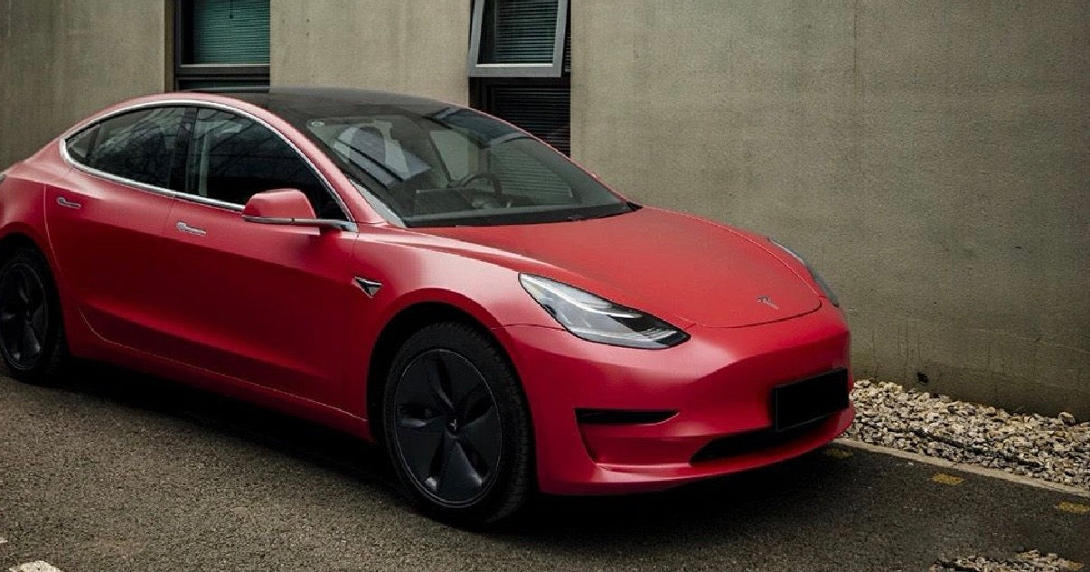 Satin Electric Red