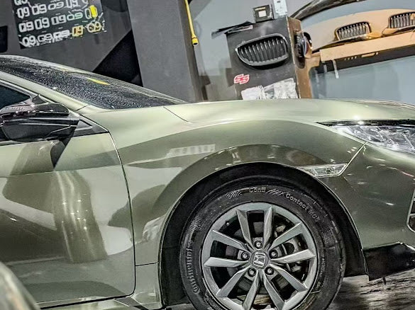 Gloss Metallic Sandstone Green