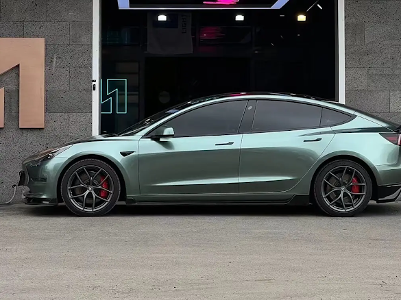 Gloss Metallic Olive Green