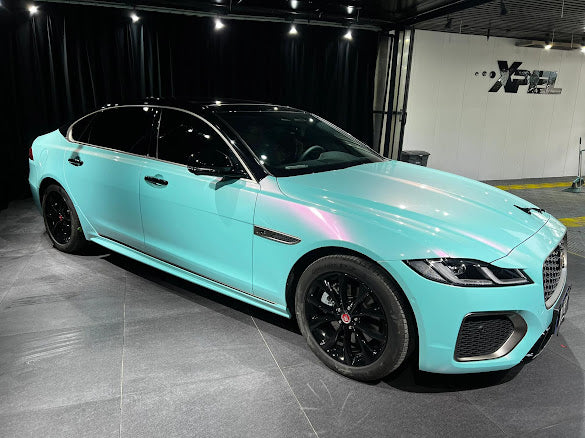 Gloss Tiffany Blue / Hot Pink Pearlescent