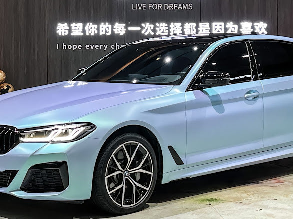 Gloss Light Blue / Green Pearlescent