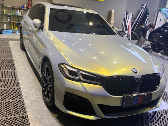 Gloss Light Blue / Gold Pearlescent