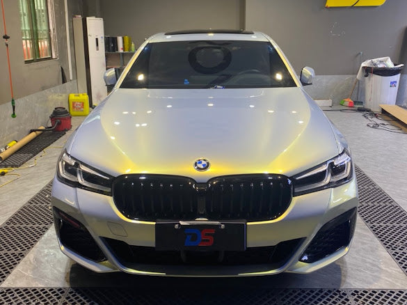 Gloss Light Blue / Gold Pearlescent
