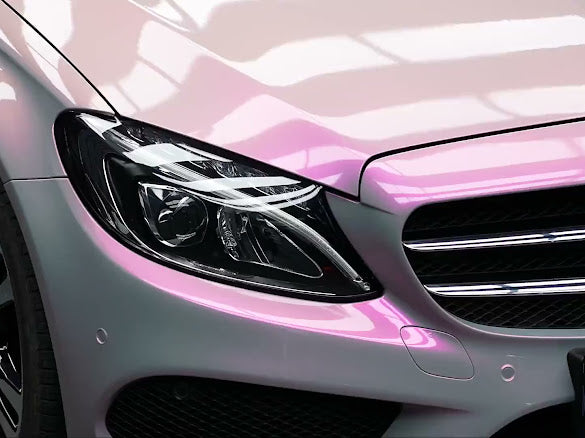 Gloss Cement Grey / Hot Pink Pearlescent