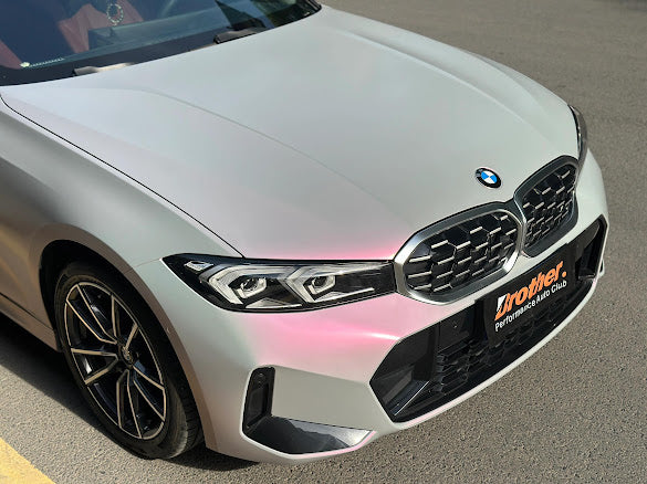 Matte Cement Grey / Hot Pink Pearlescent
