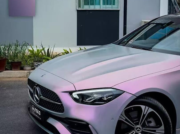 Matte Cement Grey / Hot Pink Pearlescent